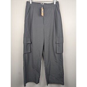 WILO The Label Parachute Fly Cargo Pant Gunmetal Medium Comfortable Loose Pocket